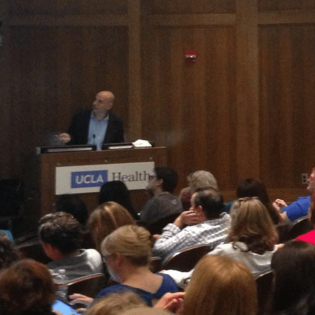Speaking at the Santa Monica UCLA Medical Center Speaking at the Santa Monica UCLA Medical Center